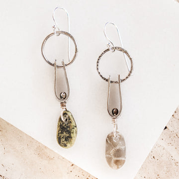 Michigan Stones Drop Earrings