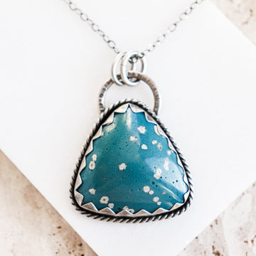 Leland Blue Triangle Necklace