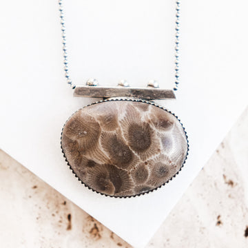 Petoskey + Bar Necklace