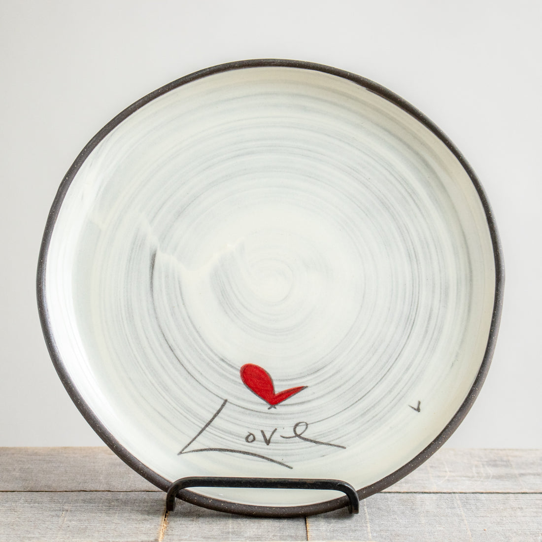 Small Round Plate | Love (Word)