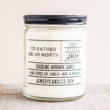 I'd Rather Be Up North Candle