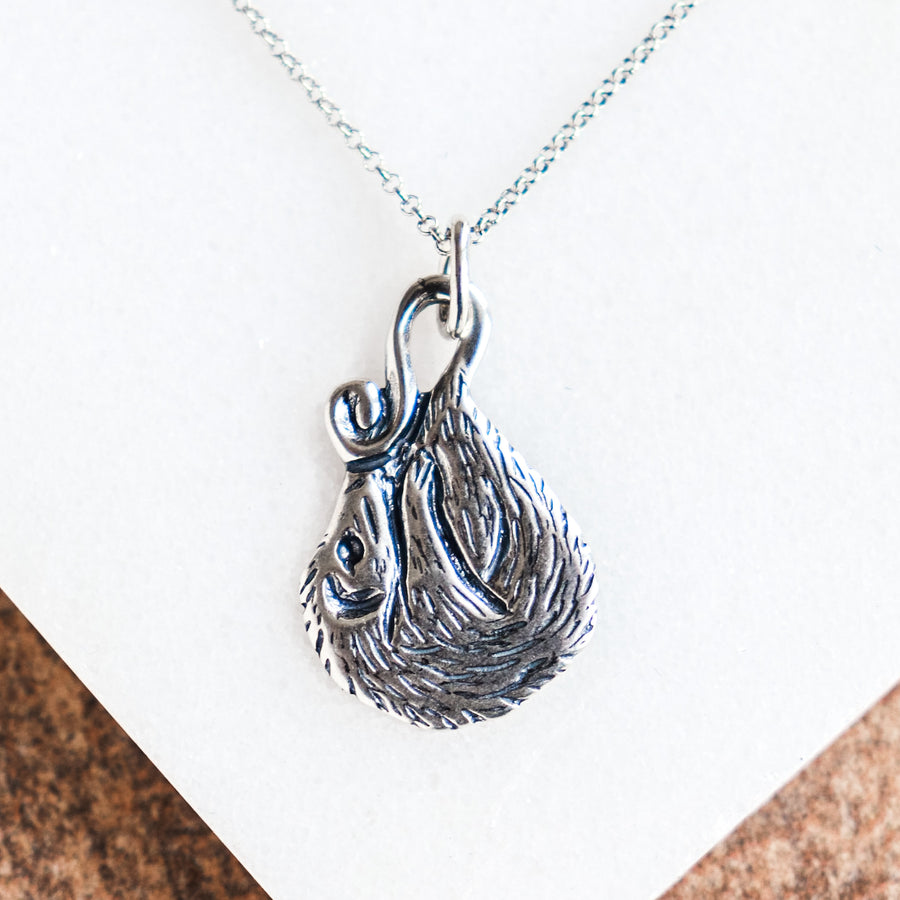 Opossum Charm Necklace