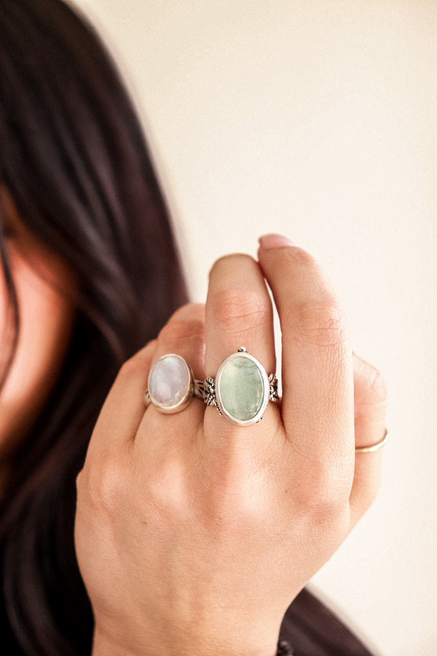 Size 7.5 | Aquamarine Oval Ring