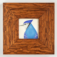 Motawi Blue Jay in Cream - 3x3