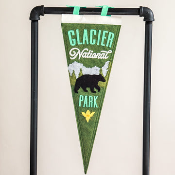Glacier National Park Pennant