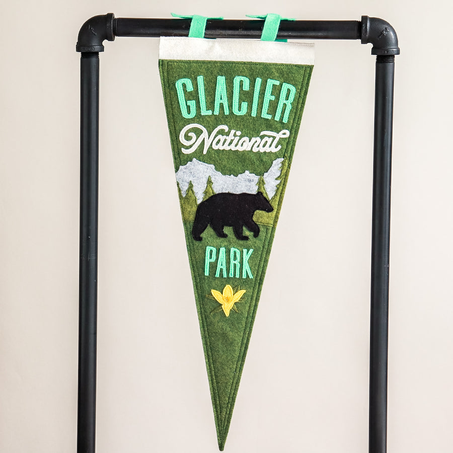 Glacier National Park Pennant