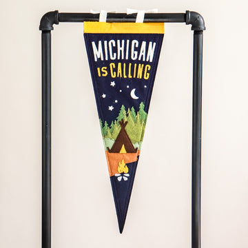 Michigan Calling Pennant