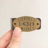 Chevrolet Plaque Money Clip