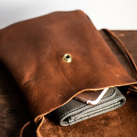 Victor Purse | Saddle Brown