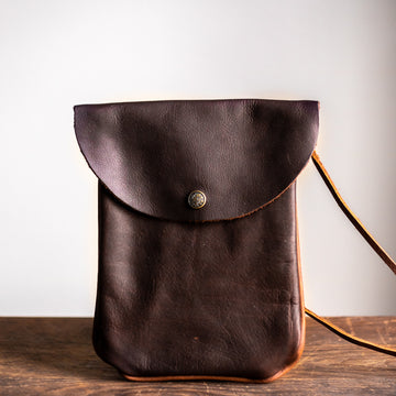 Victor Crossbody Purse | Dark Brown