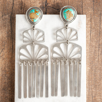 Erte Baja Cascading Fringe Earrings