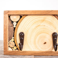 Wood Slice Key Hook