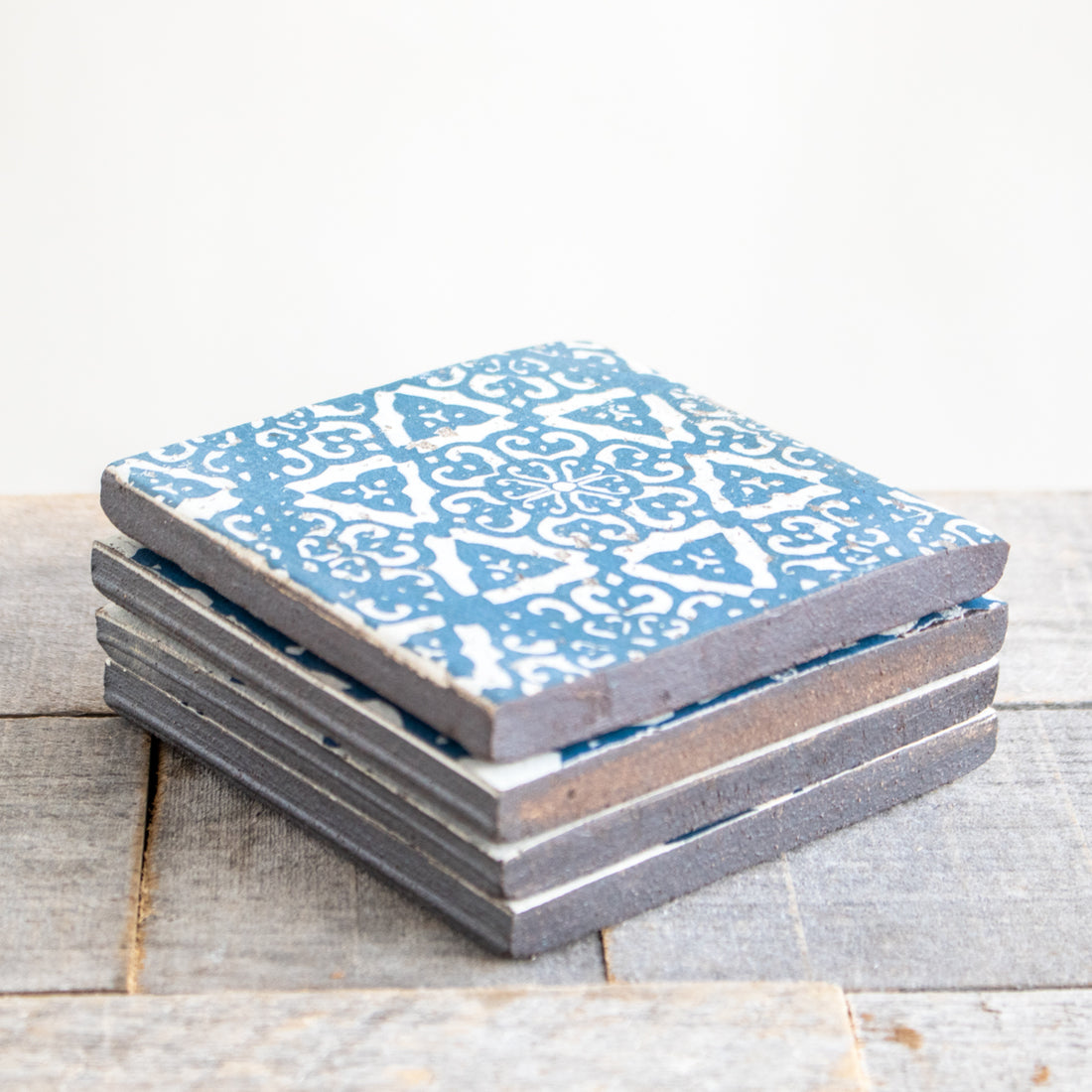 Indigo Blue Coasters | Set of 4