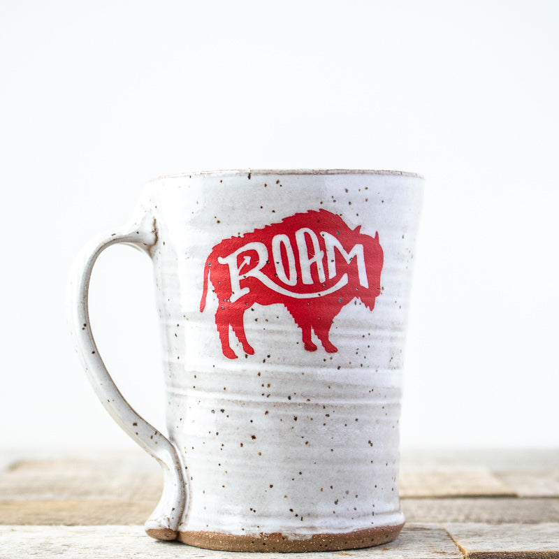 Roam Bison in Red Mug