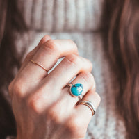 Size 7.5 | Egyptian Turquoise Ring