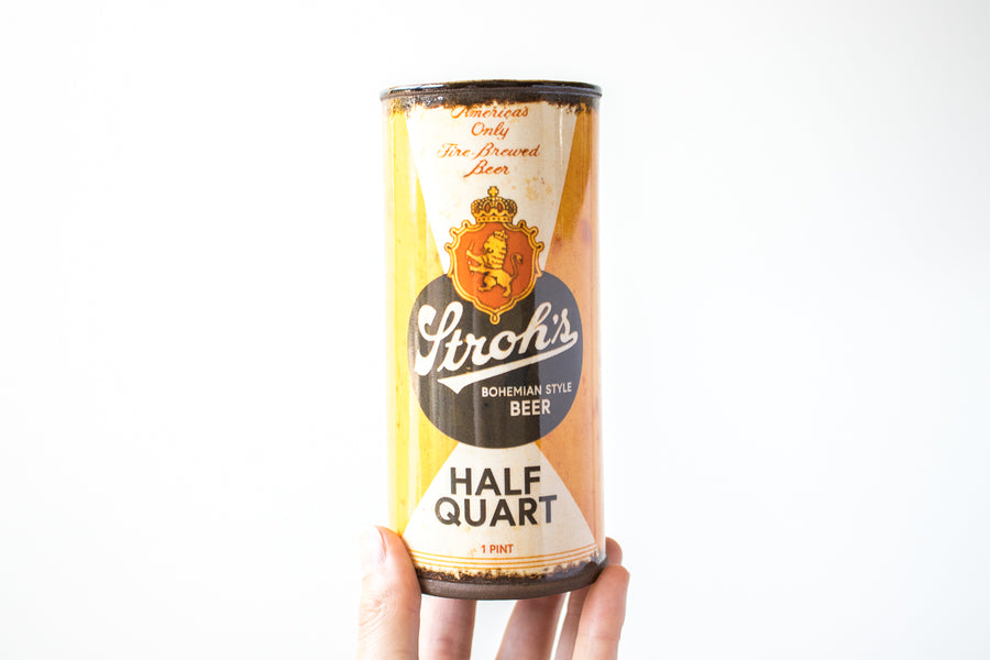 Stroh's Half Quart Tumbler