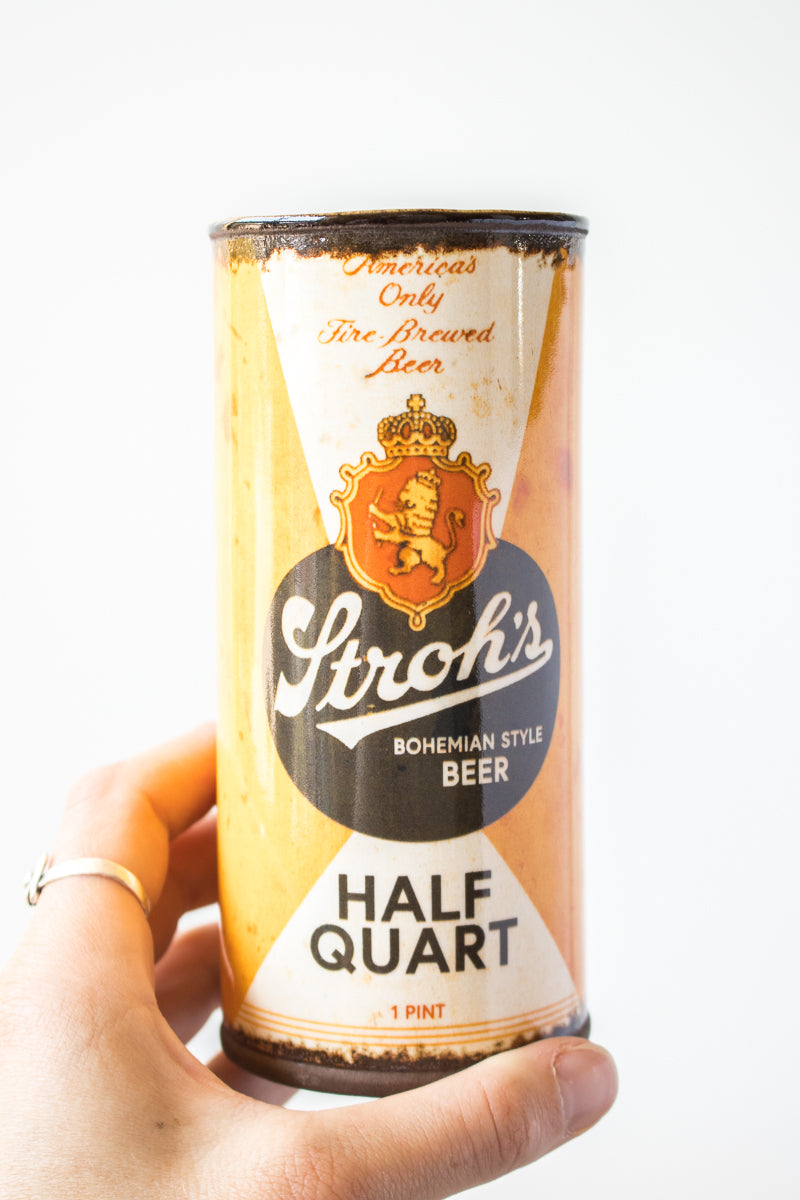 Stroh's Half Quart Tumbler