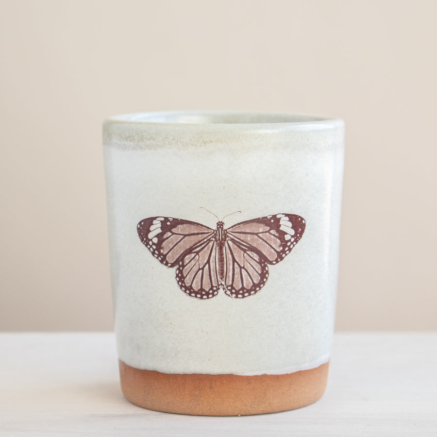 Butterfly Tumbler | Cream