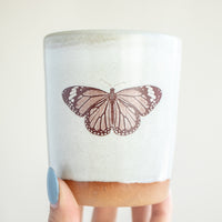 Butterfly Tumbler | Cream