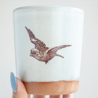 Flying Sparrow Tumbler | Cream