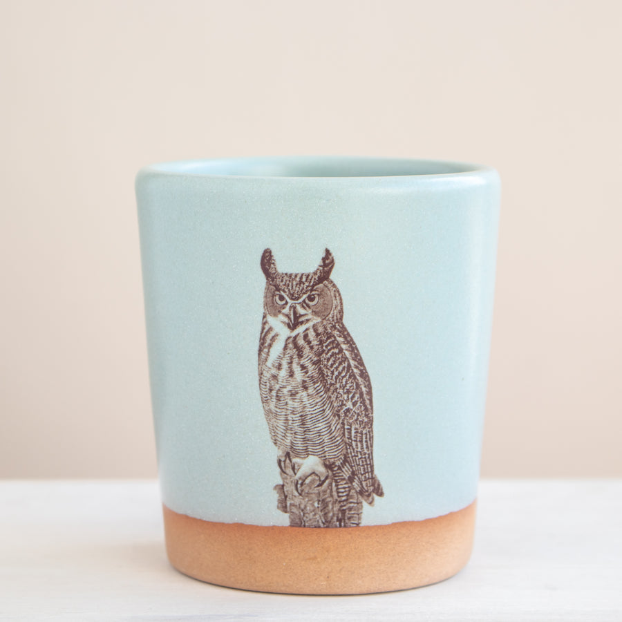 Horned Owl Tumbler | Slate