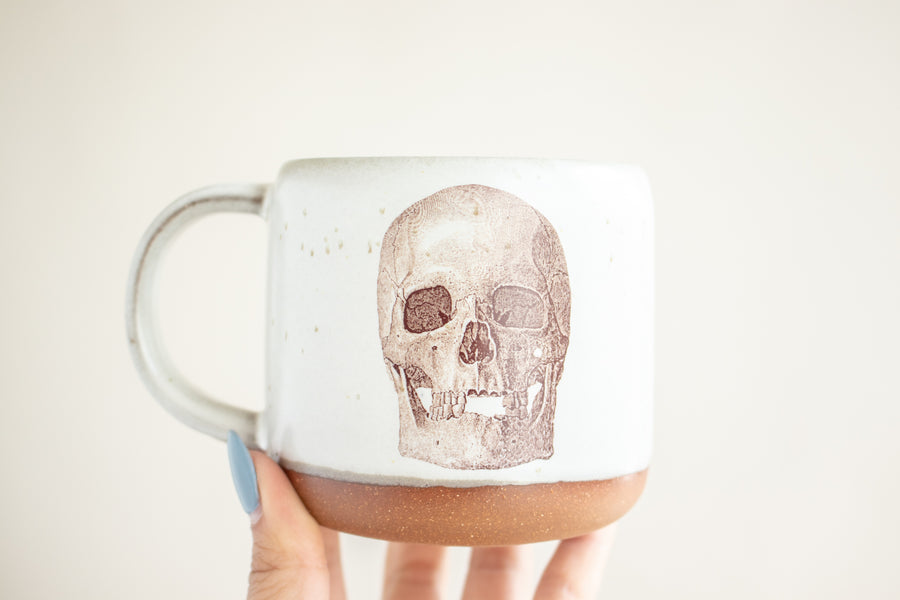 Skull Mug | Cream