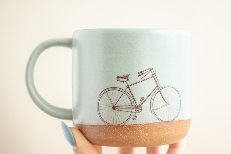 Bike Mug | Robin's Egg Blue