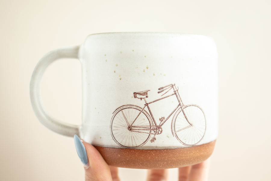 Bike Mug | Cream