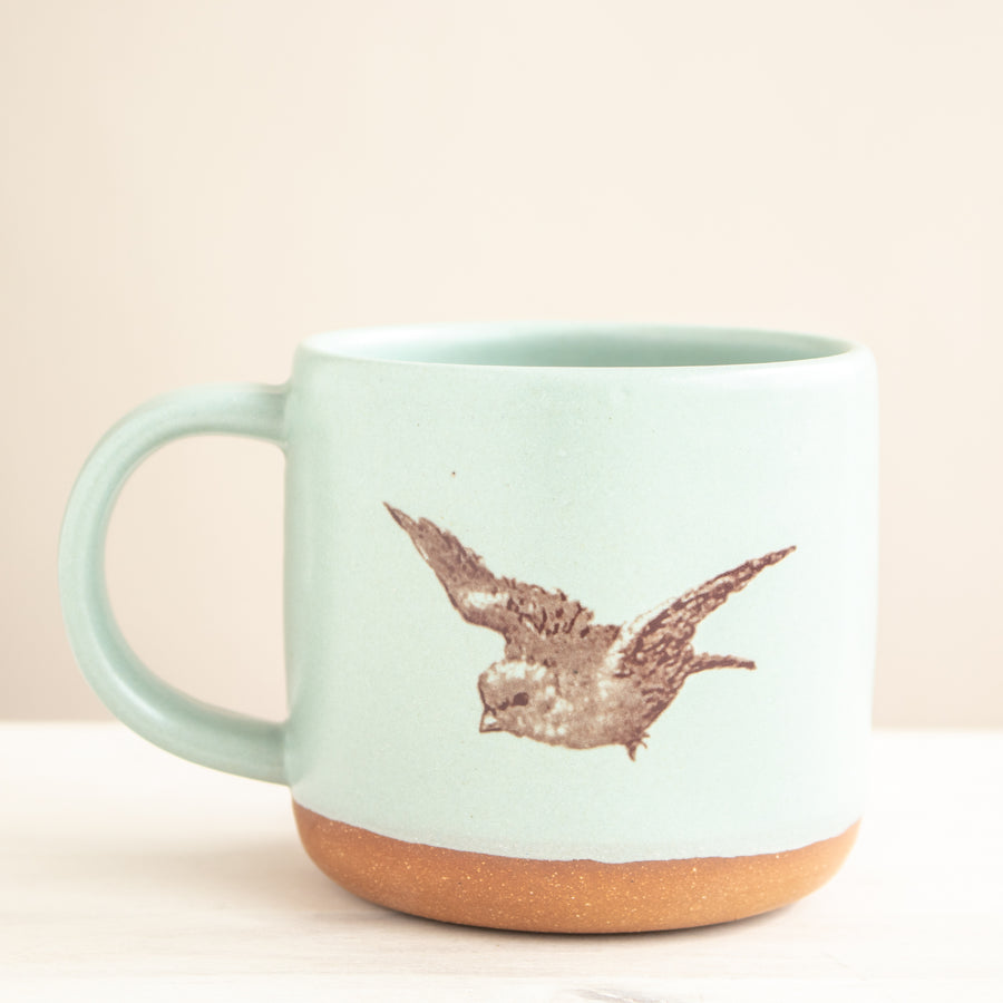 Flying Sparrow Mug | Slate