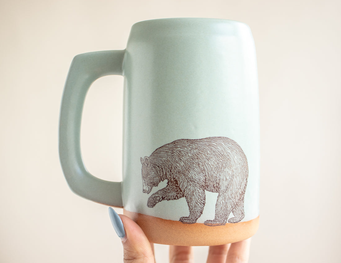 Bear Stein | Robin's Egg Blue