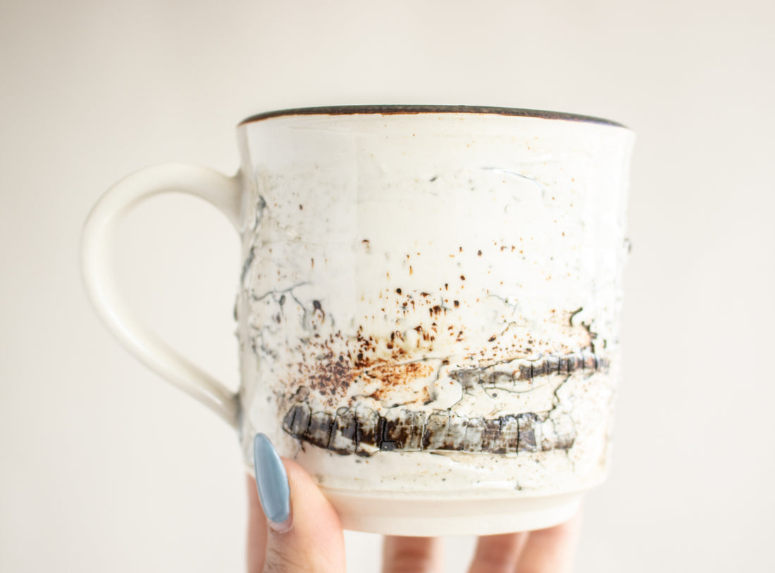 Birch Bark Mug