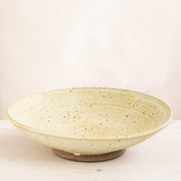 Medium Footed Bowl | Cream