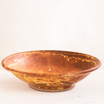 Medium Footed Bowl | Ochre