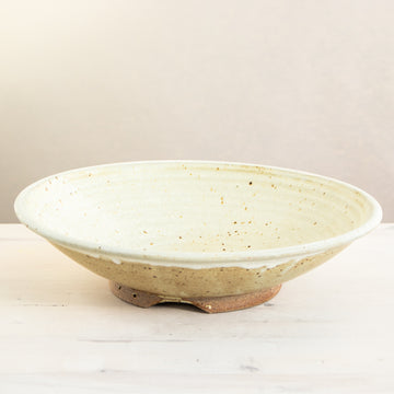 Large Footed Bowl | Cream