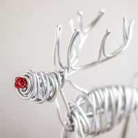 Drawn Metal Reindeer | Large