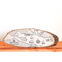 Eastern Trade Routes | Drawing on Wood
