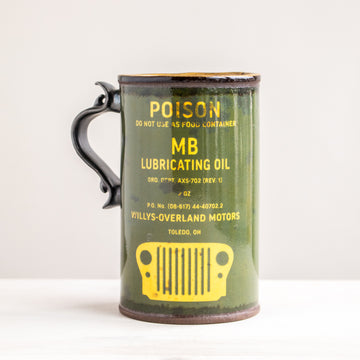 Jeep Willys Oil Can 12oz Mug