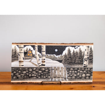 The Moon Gate | Drawing on Wood
