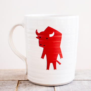 Bison Character Coffee Mug