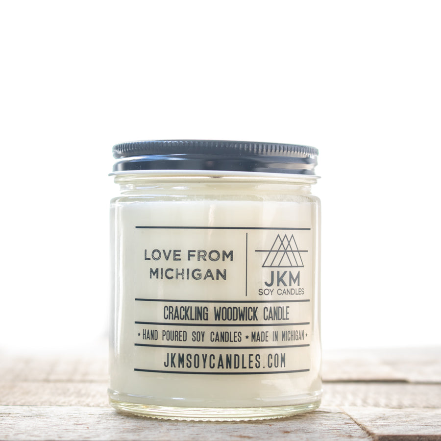 Love From Michigan Candle