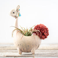 Ceramic Llama Planter (Multiple Colors)