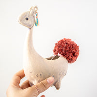 Ceramic Llama Planter (Multiple Colors)