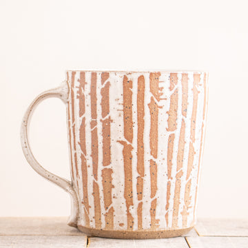 Birch Trees in Autumn Mug