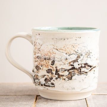 Birch Bark Mug | Turquoise