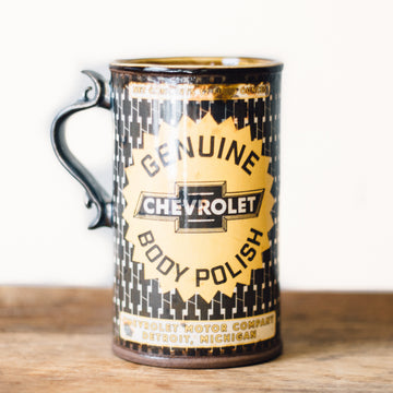 Chevy Oil Can 12oz Mug | Black
