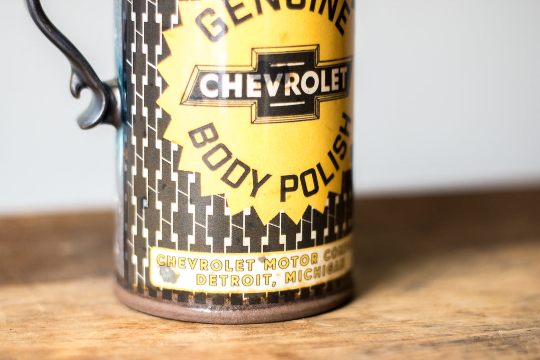 Oil Can Mug | Black Chevy