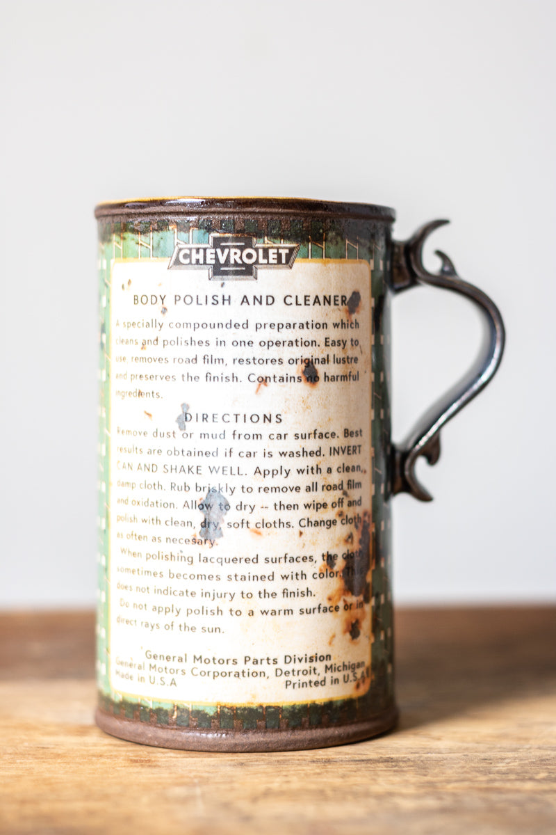 Chevy Oil Can 12oz Mug | Green
