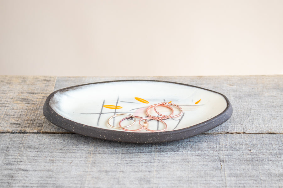 Oval Dish | Happy