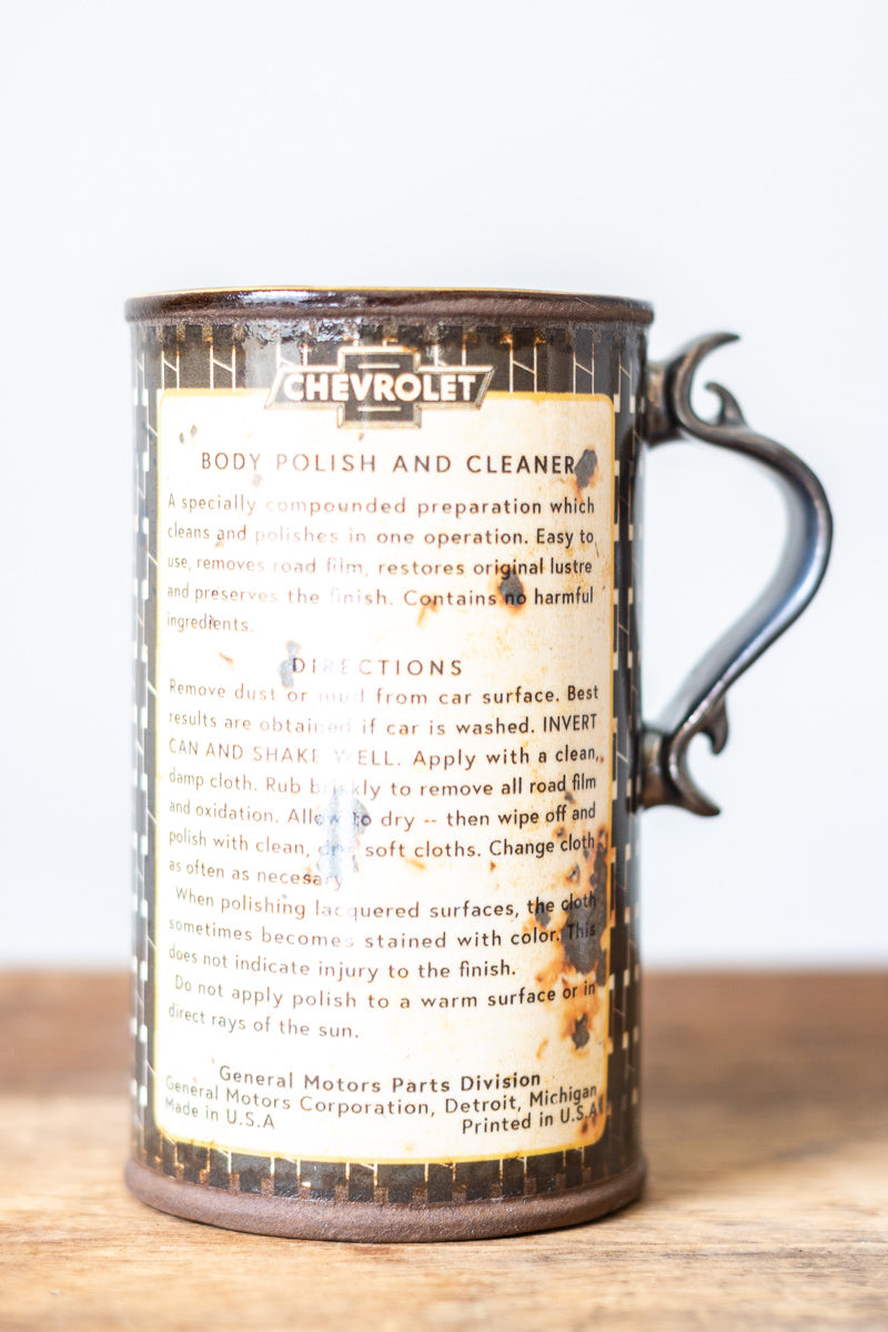 Chevy Oil Can 12oz Mug | Black