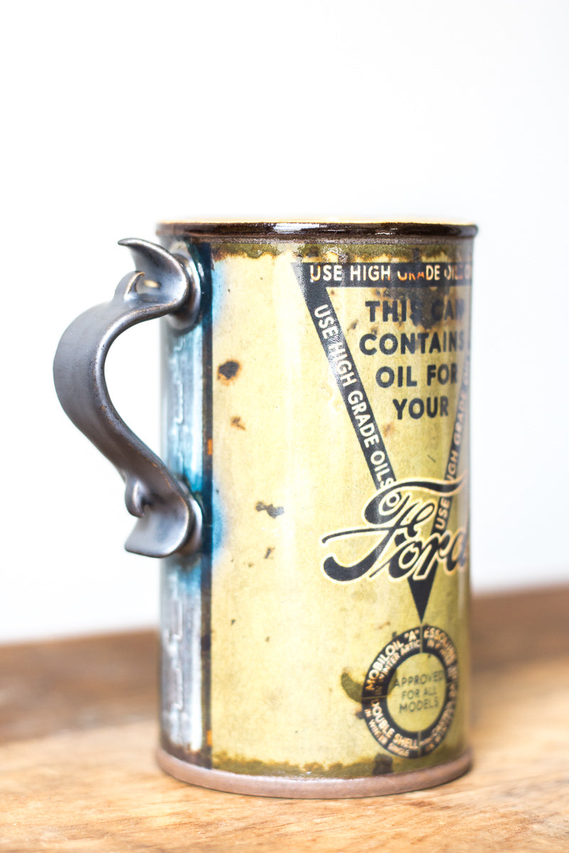 Ford Oil Can 12oz Mug | Green